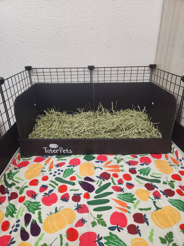 Hayzee Solid - Litter Box Hay Holder Kitchen For Small Pets