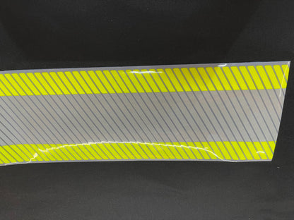 4" Y/S/Y FR Segmented Heat Applied Reflective Striping