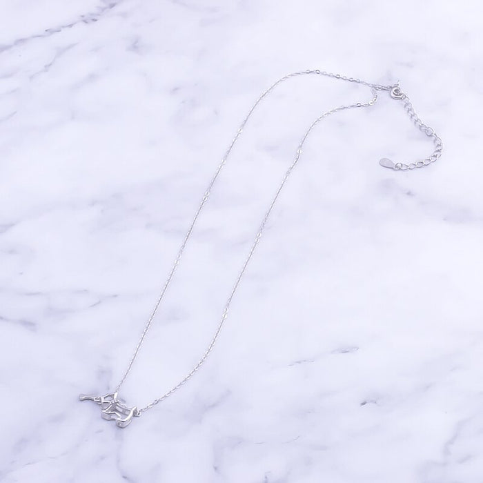 925 Sterling Silver Westie Necklace