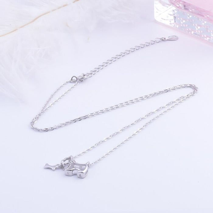 925 Sterling Silver Westie Necklace