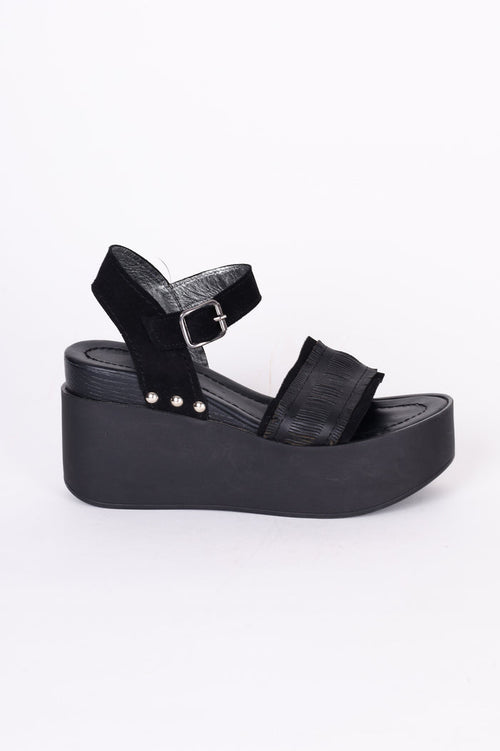 Aakasha Womens Black Shoes Size EU 40