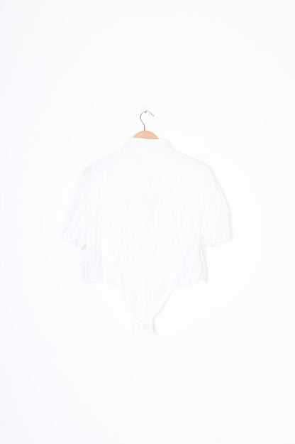 Aere Womens White Top Size 12