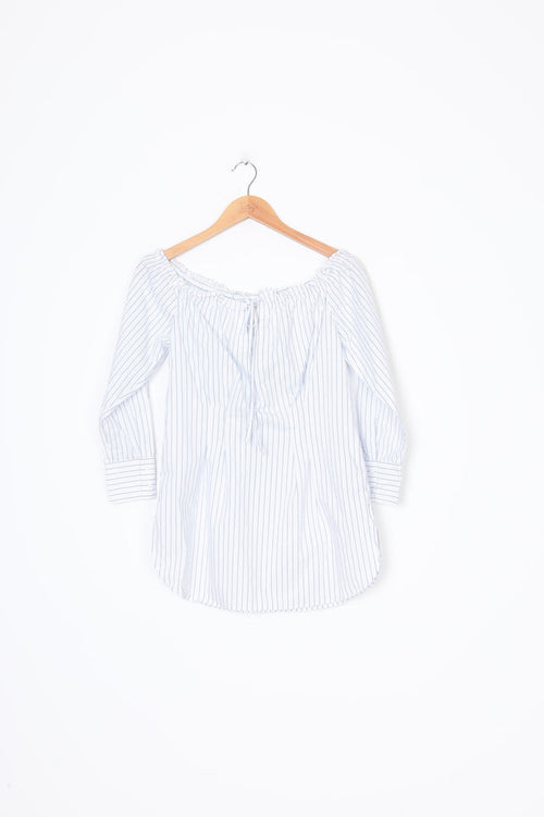 Aitu Womens White Top Size M
