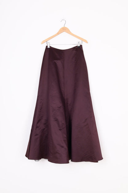 Angie The Event Collection Womens Purple Maxi Skirt Size S
