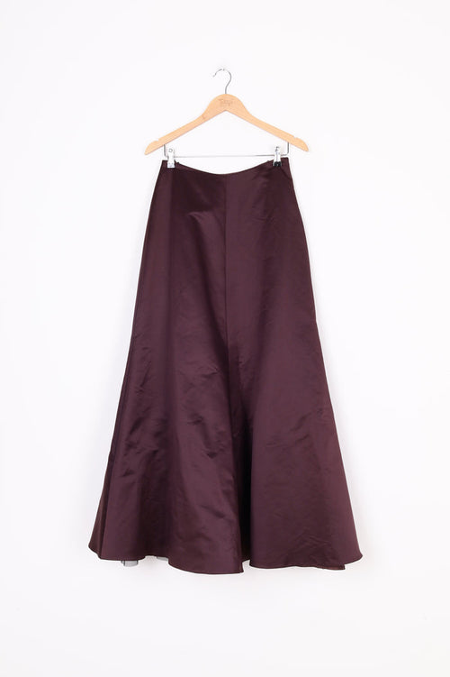 Angie The Event Collection Womens Purple Maxi Skirt Size S