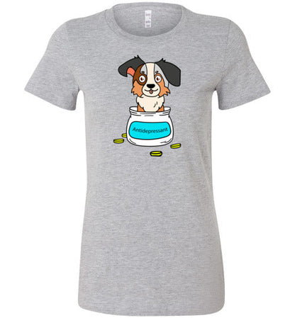 Antidepressant Aussie Premium Fitted Lady T-shirt