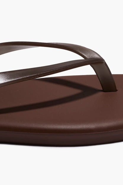 Aqua Lily Rubber Flip Flop Footwear Tkees