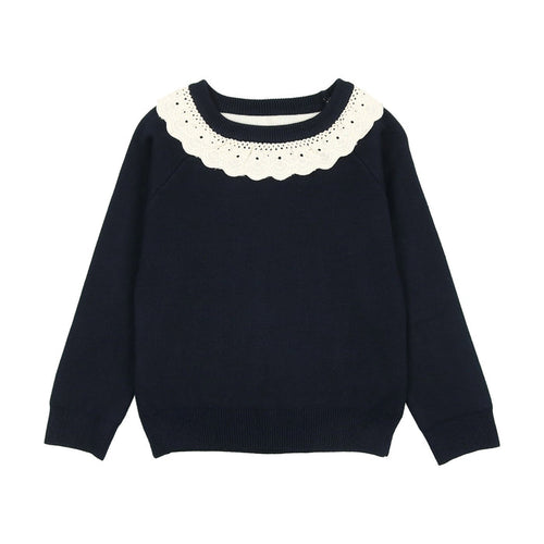 Argyle Knit Sweater Ruffle *see note