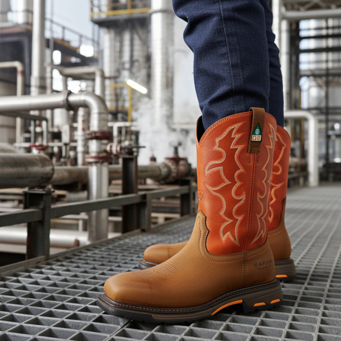 Ariat Men's WorkHog Square Toe CSA Composite Toe - 10017170