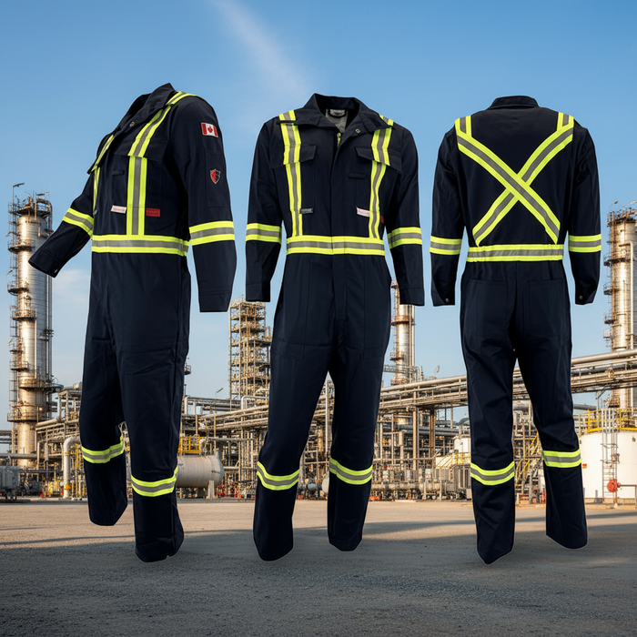 Atlas Guardian Black AR/FR Mens Coveralls 1072BLK