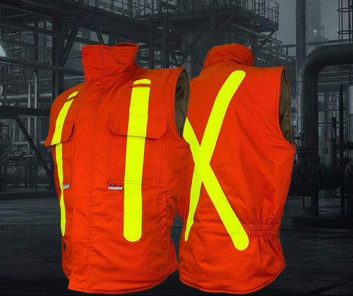 Atlas Guardian® FR/AR Orange OHSA Insulated Vest 2154OR
