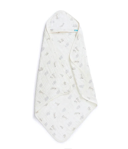 Baby Bath Bundle | Hooded Towel, Wash Cloth | Cloud Bunnies