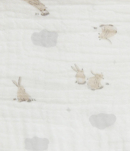 Baby Bath Bundle | Hooded Towel, Wash Cloth | Cloud Bunnies