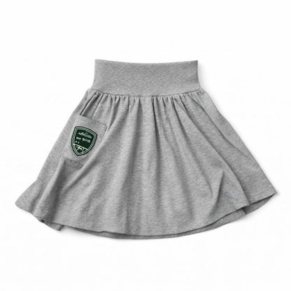 Badge High-Waisted Skirt