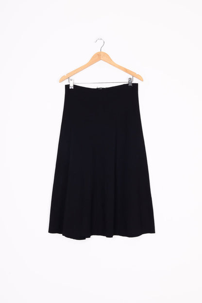 Bassike Womens Black Skirt Size 2