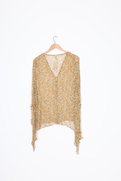 Bec + Bridge Womens Yellow Top Size 12