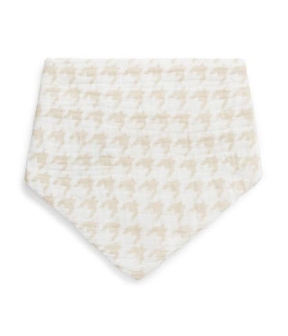 Bib 2 Pack Muslin White Mini Cloud Bunnies