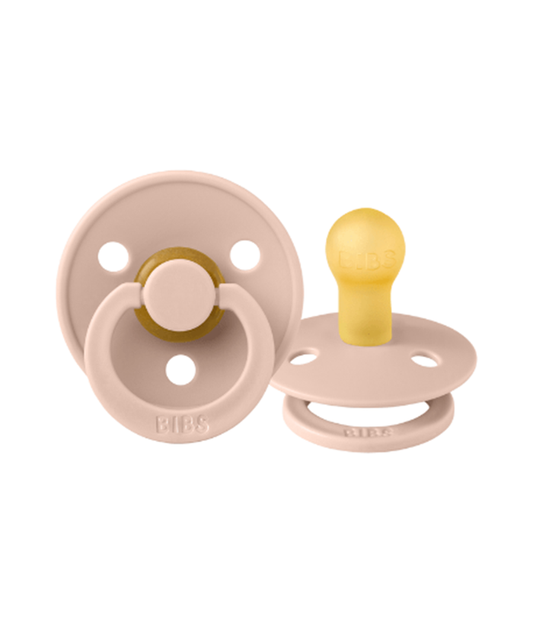 BIBS® Dummies 2 Pack Round Blush