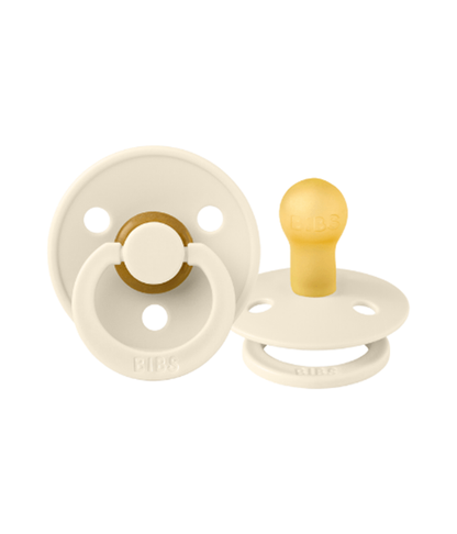 BIBS® Dummies 2 Pack Round Ivory