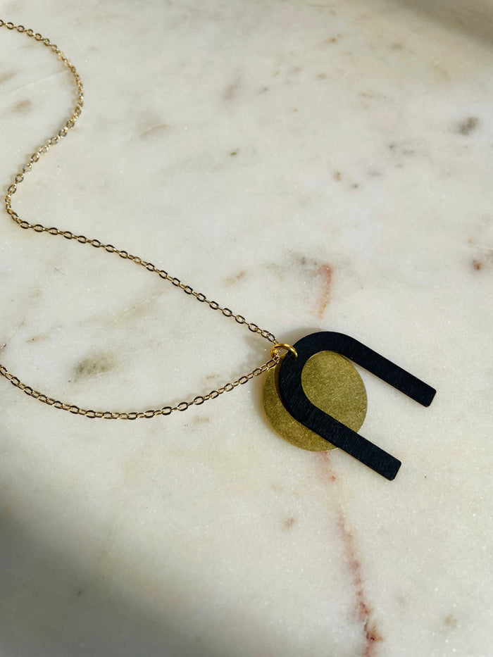 Black Rainbow Necklace