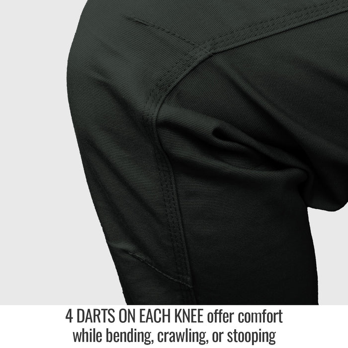 Black Stallion 10 oz. Charcoal Gray AR/FR Stretch Canvas Utility Pant PF5530-CG