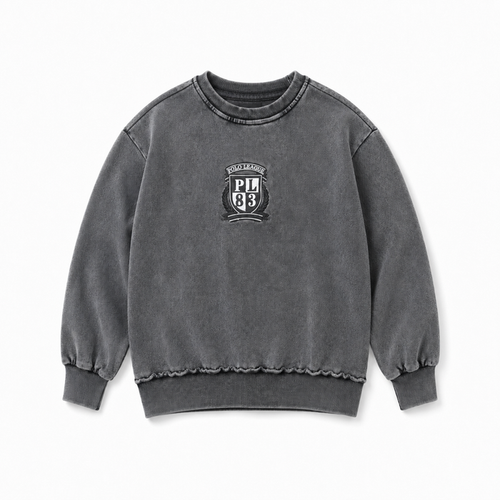 Black Wash Sweatshirt - Boys