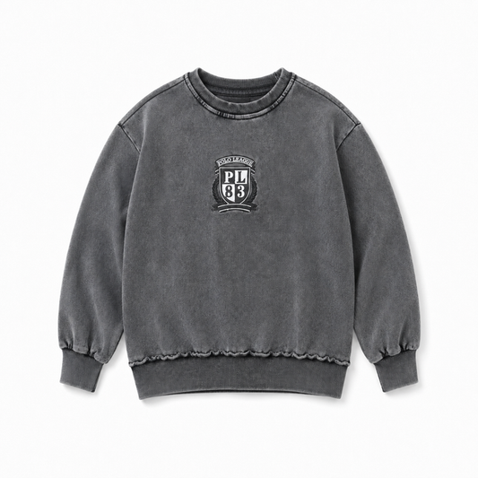 Black Wash Sweatshirt - Boys