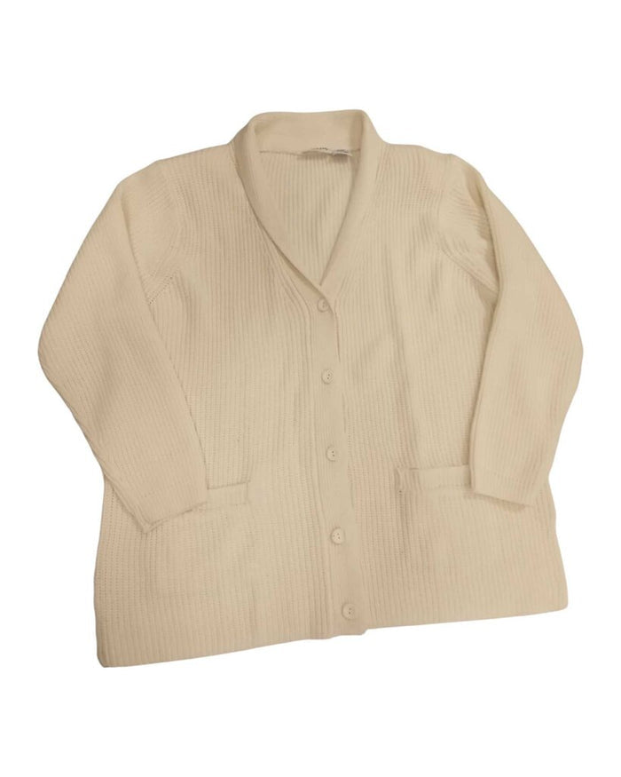 Blair White Chunky Knit Cardigan