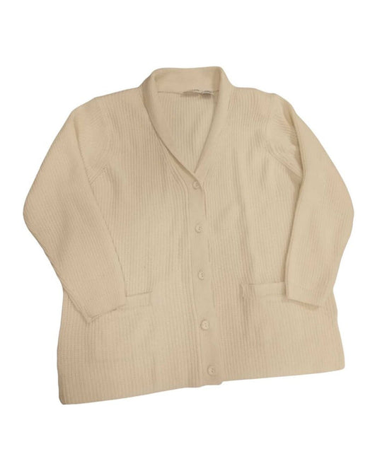 Blair White Chunky Knit Cardigan