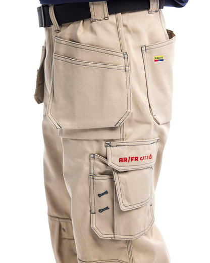 Blaklader Khaki FR Pants With Utility Pockets 163615502700