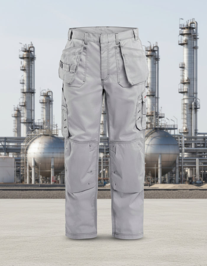 Blaklader Lt Grey FR Pants With Utility Pockets 163615509100