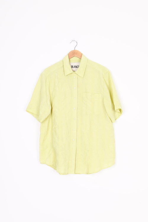 Blanca Womens Green Top Size S