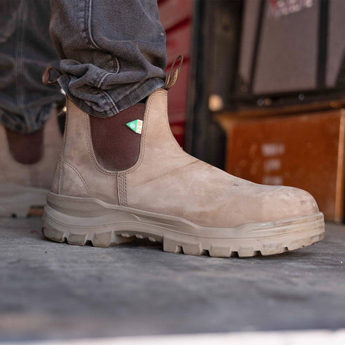 Blundstone RotoFlex 8303 Unisex CSA Stone Chelsea Work Boot