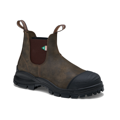 Blundstone XFR 962 Unisex CSA Waxy Rustic Brown Chelsea Work Boot