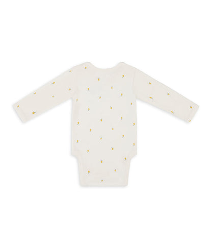 Bodysuit Long Sleeve Viscose from Bamboo Cream Lemons