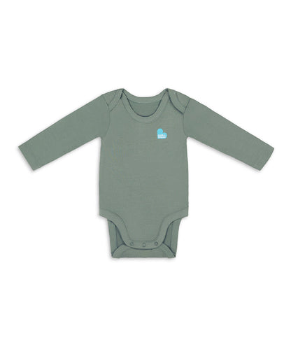 Bodysuit Long Sleeve Viscose from Bamboo Deep Olive