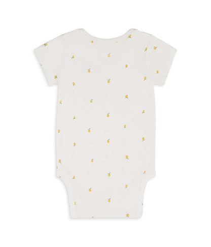 Bodysuit Short Sleeve Viscose from Bamboo Cream Lemons