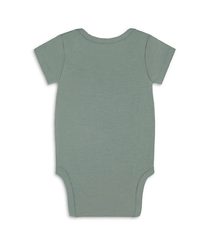Bodysuit Short Sleeve Viscose from Bamboo Deep Olive