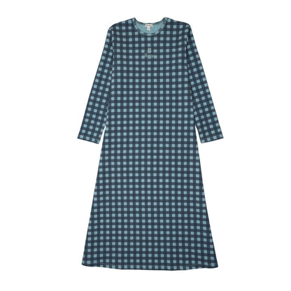 Bonjoy Windowpane Long Nightgown