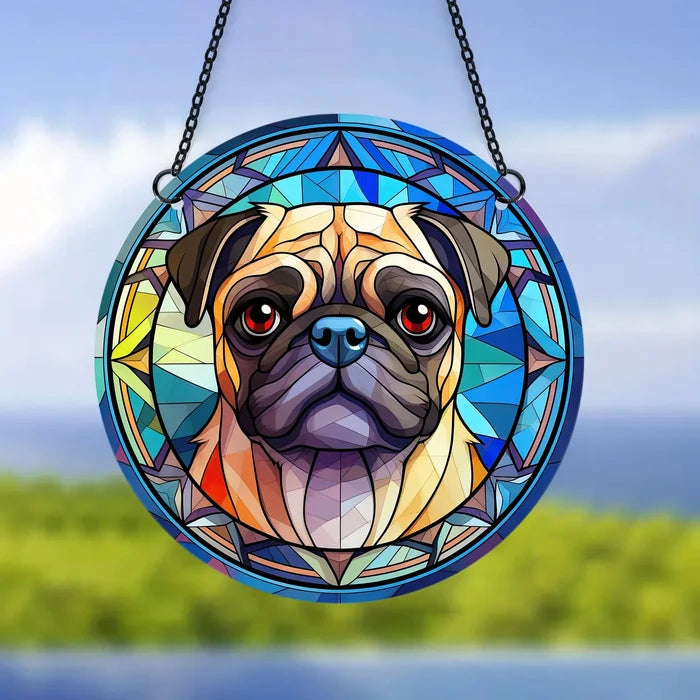 pug / 15cmx15cm/6"x6"