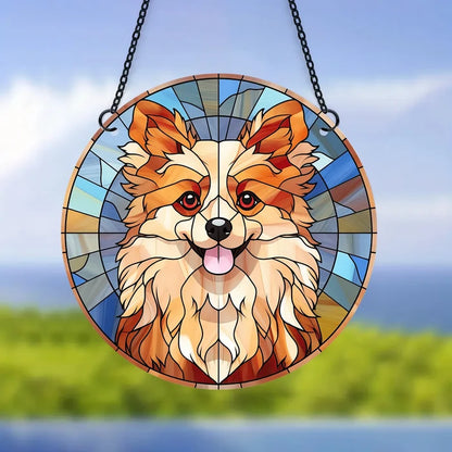pomeranian / 15cmx15cm/6"x6"