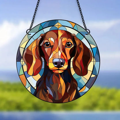 dachshund / 15cmx15cm/6"x6"