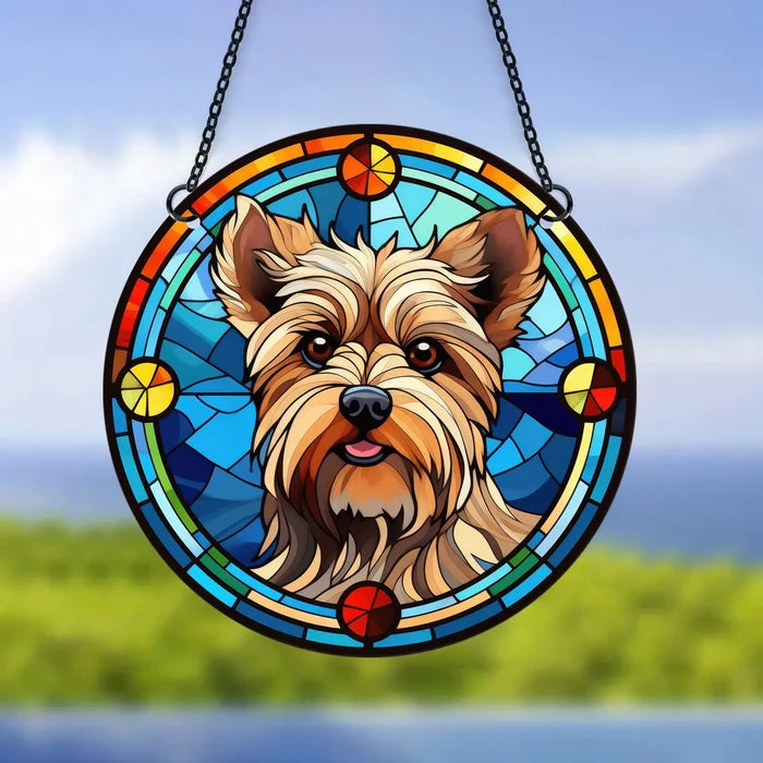 yorkshire terrier / 15cmx15cm/6"x6"