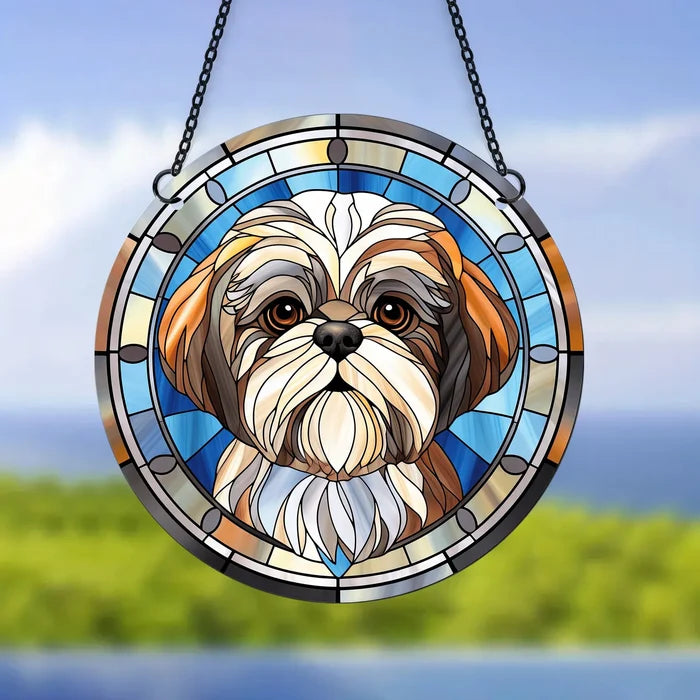 shih tzu / 15cmx15cm/6"x6"