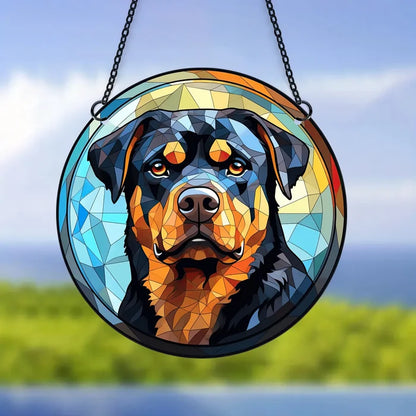 rottweiler / 15cmx15cm/6"x6"