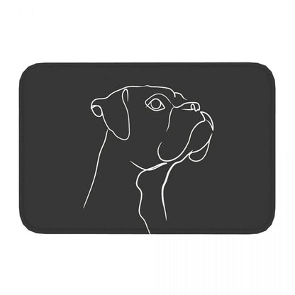Boxer Dog Floor Mat