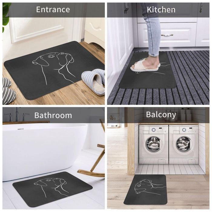 Boxer Dog Floor Mat