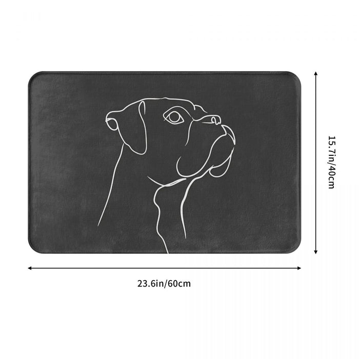 Boxer Dog Floor Mat