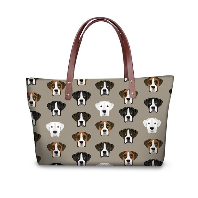 Boxer Dog Shopper Bag