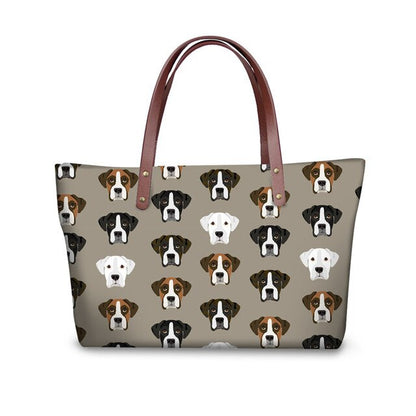 Boxer Dog Shopper Bag